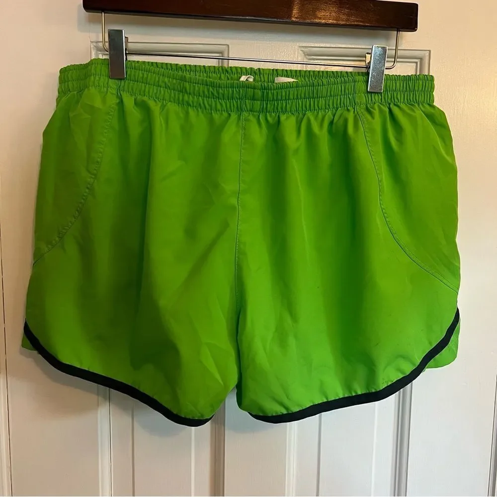 Nike Green and White Women's Shorts